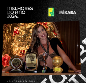 Natália Guitler - Melhor atleta de 2024 - Bola de Ouro (Foto: Divulgação/Mikasa @mikasaoficial)