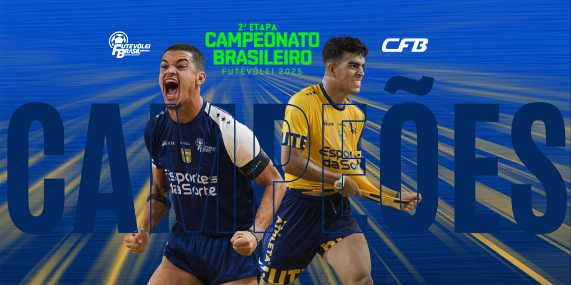 Iago e Beguinha conquistam brasileiro de futevolei