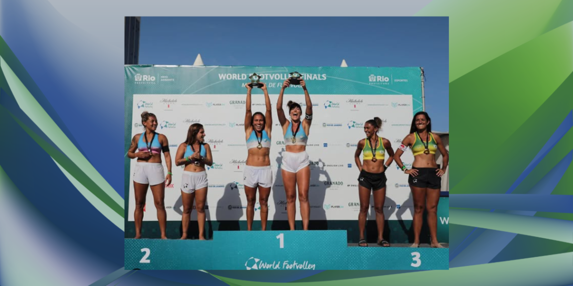Natália e Vanessa conquistam Mundial de Futevôlei