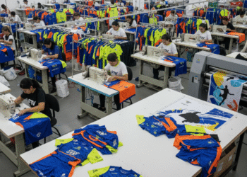 Produção de uniformes de futevôlei